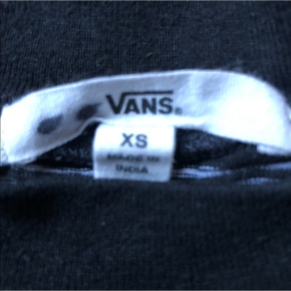 Vans classic striped pocket tee in black and white. Size XS - Picture 4 of 5